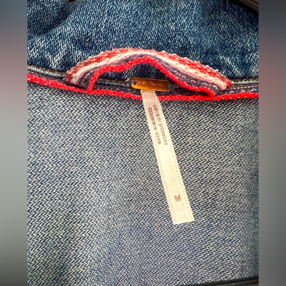 Free people denim jacket size small - Picture 2 of 2